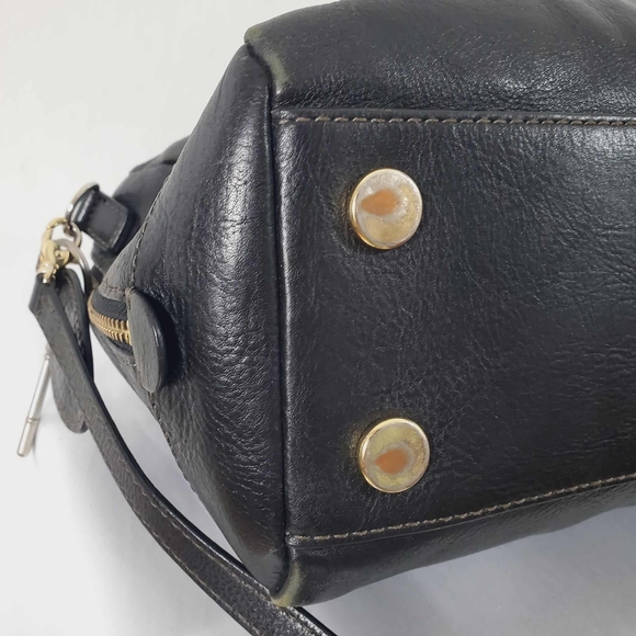 Fossil Emma Satchel Leather Handbags Crossbody - Picture 4 of 16